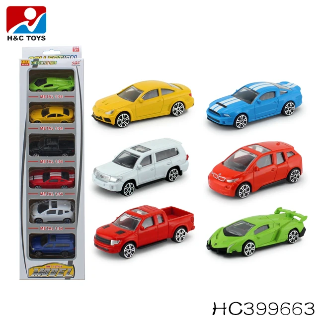 Cheap baby toys metal diecast police mini car toy set with helicopter toys