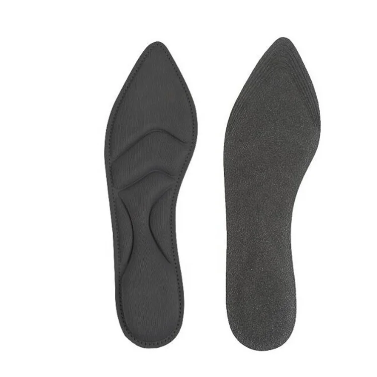 2019 New Design Breathable  4D Massaging Insole Memory Foam Insoles Pointy Women High Heel shoe Insole for Shock Absorption