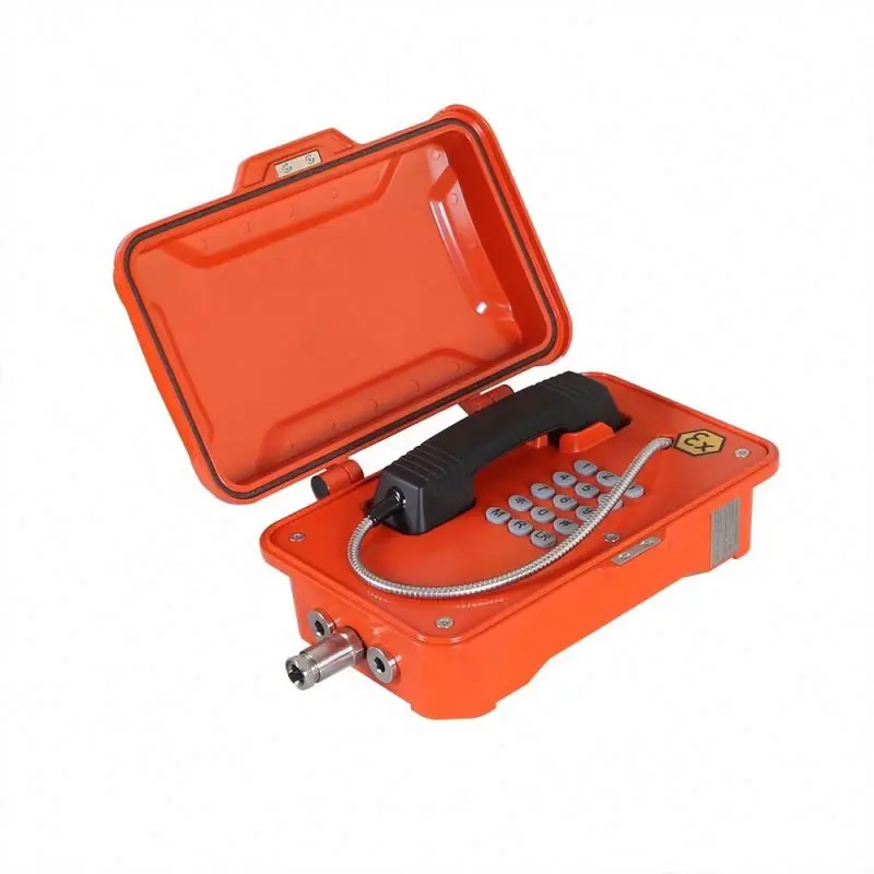 Высокая надежная работа аналоговый промышленный телефон для опасной окружающей среды, аналоговый Всепогодный телефон