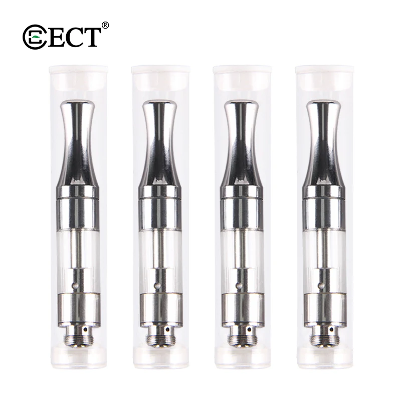 Low Price ECT Kenjoy B1 CBD vape oil Atomizer 0.5/1ml ceramic Coil glass Cartridge No Leak Tank for vape pen Battery Wholesale