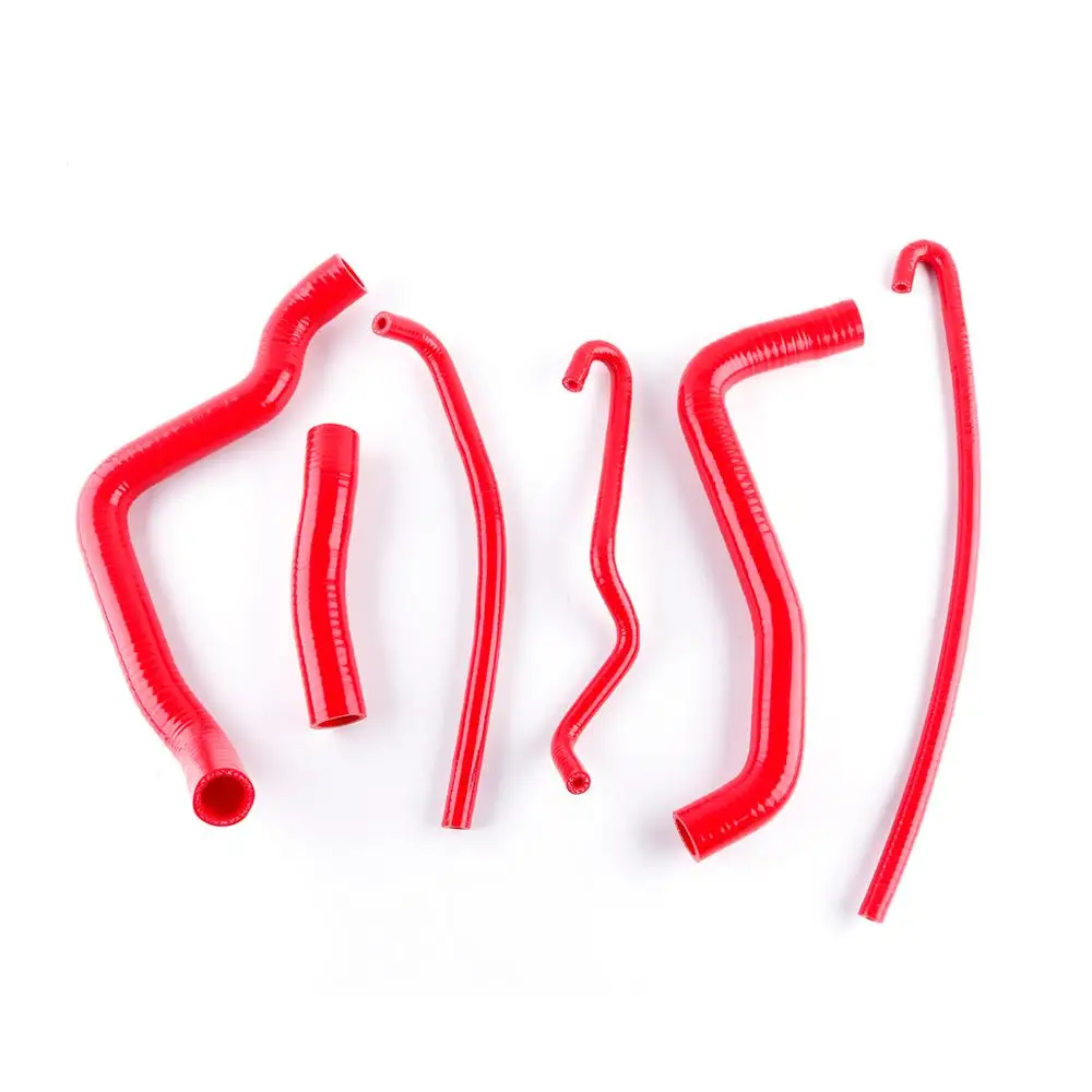 Red Silicone Radiator Hose Coolant Pipe for GSXR 1000 K5 K6 2005-2006