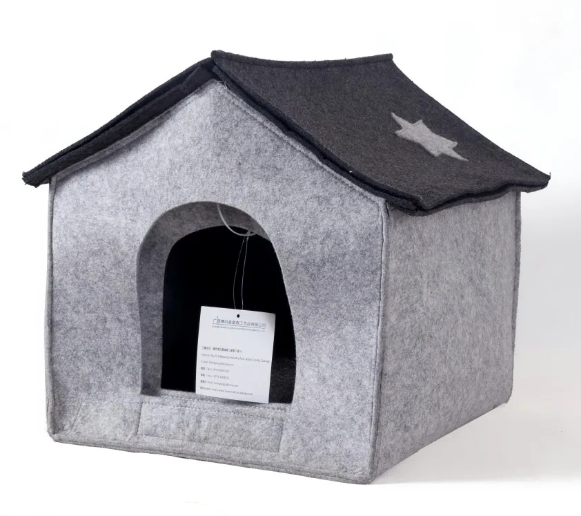Handmade felt product animal cages luxury pet carrier pet house dog and cat bed pet houses