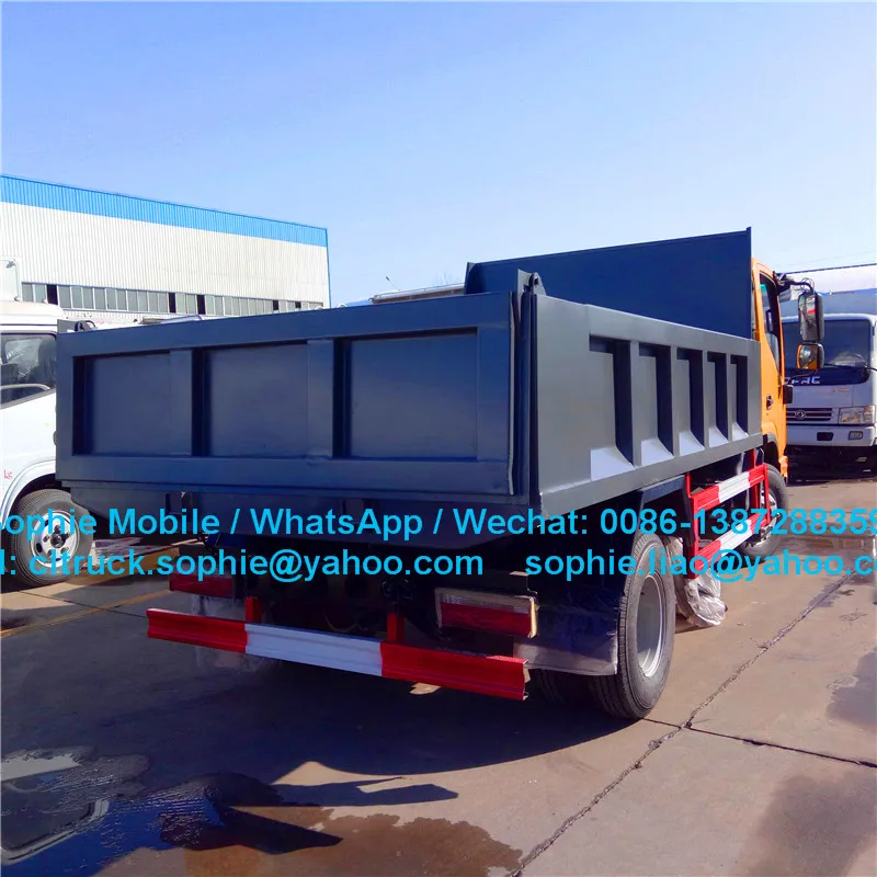 9tons capacity 6 wheel JA-C mini dump truck tipper for congo