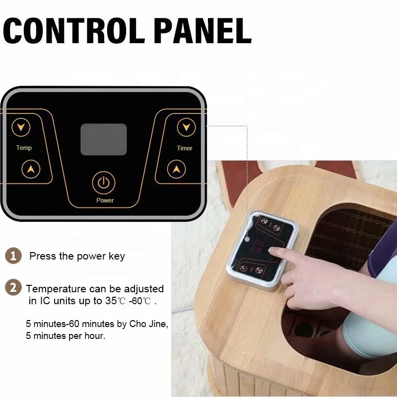 Electric Far Infrared Low Radiation Carbon Foot Sauna with KC&CB Certificate