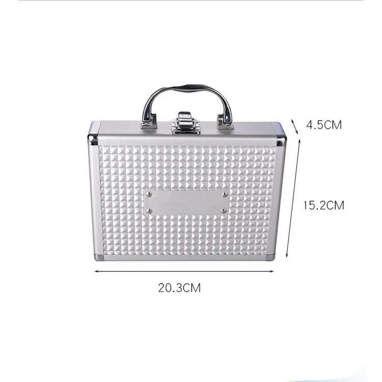 Cheap aluminum small documents makeup jewelry briefcase