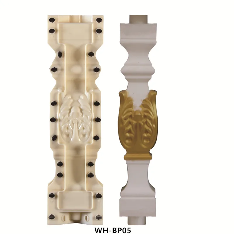 70cm High Precast Concrete Flower Style Decorative Garden Baluster Mold