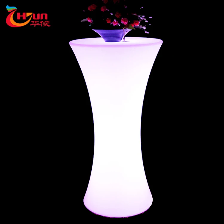 
LED furniture illuminate 16 color changing led bar table with remote control 