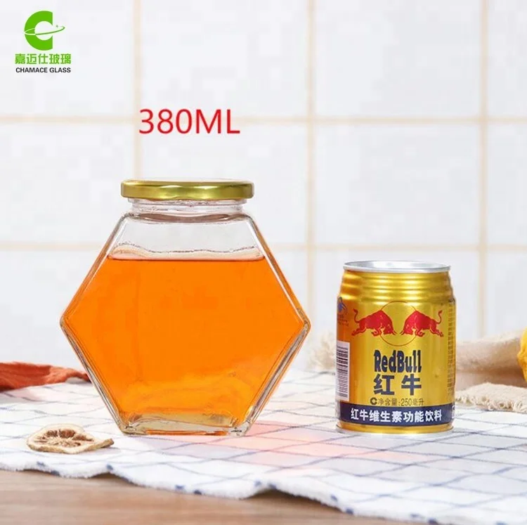 Glass Kitchen Food Storage Bottles & Jars Clear Modern Sustainable Support Glass Jam Jar 0.45 Jar 100