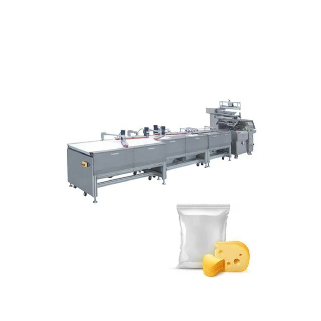 Автоматический поток подушки мешок упаковка для печенья машина