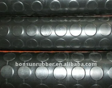 Non slip rubber flooring sheets