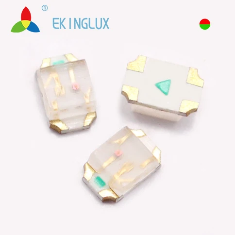 Ekinglux led diode smd 0805 smd red green yellow led 0805 bi-color smd led