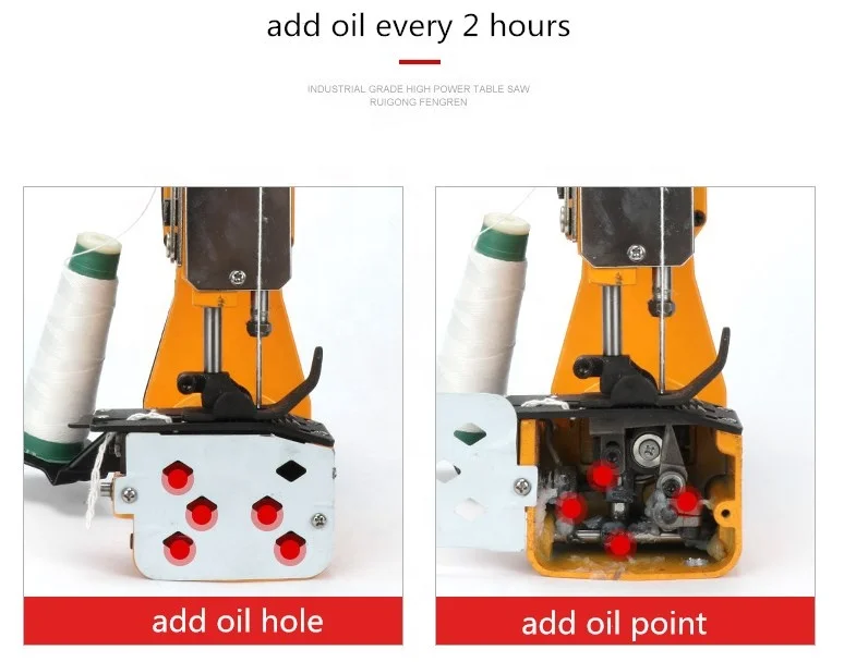 rice bag stitching thread handheld sewing machine