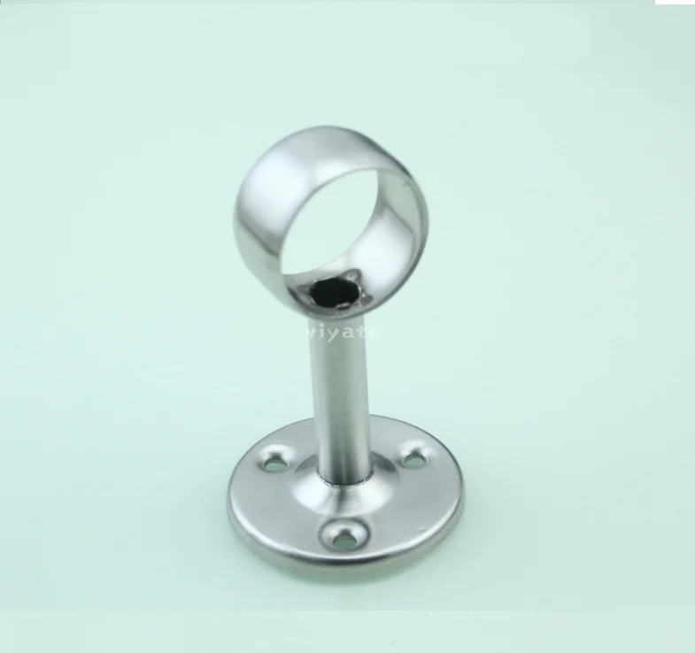 Furniture Pipes Fitting 19mm 22mm 25mm Flange Bracket Support Holder Wardrobe Rail Hanging Clothes Tube Support Flange