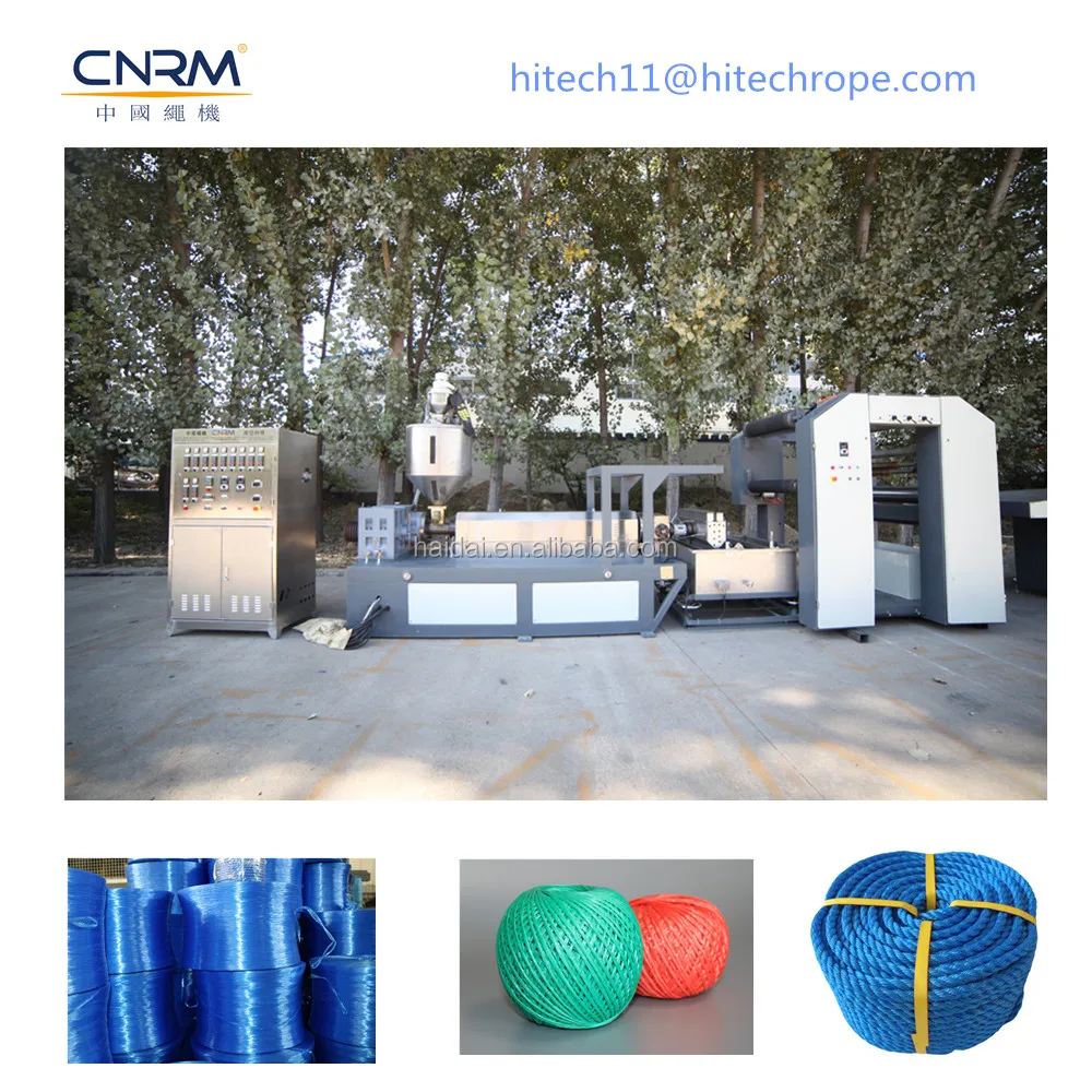 Полипропилен рафии шпагат пряжи экструдер производственной линии PP пресс машина от cnrm
