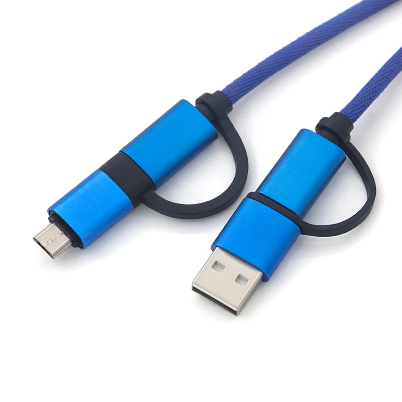 Multi Usb Быстрый зарядный кабель для Huawei 2 в 1 шнур