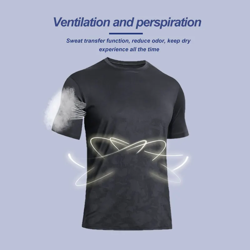cheap sports t-shirt for men 100% high quality blank milk silk workout wear customized