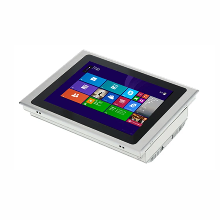 2LAN 4COM 4USB IP65 Водонепроницаемый VGA LVDS порты и разъёмы дисплей Мониторы встроенный 12 дюймов промышленный компьютер