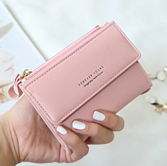 Women Glossy leather hide Branded Handmade RFID Leather Wallet