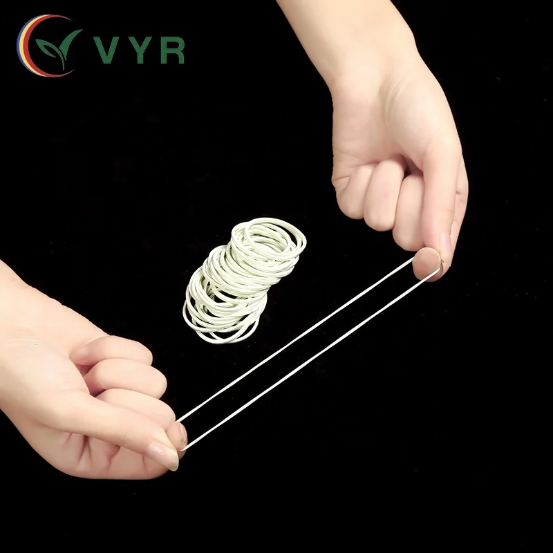 Wholesale environmental protection rubber band white apron factory direct rubber products