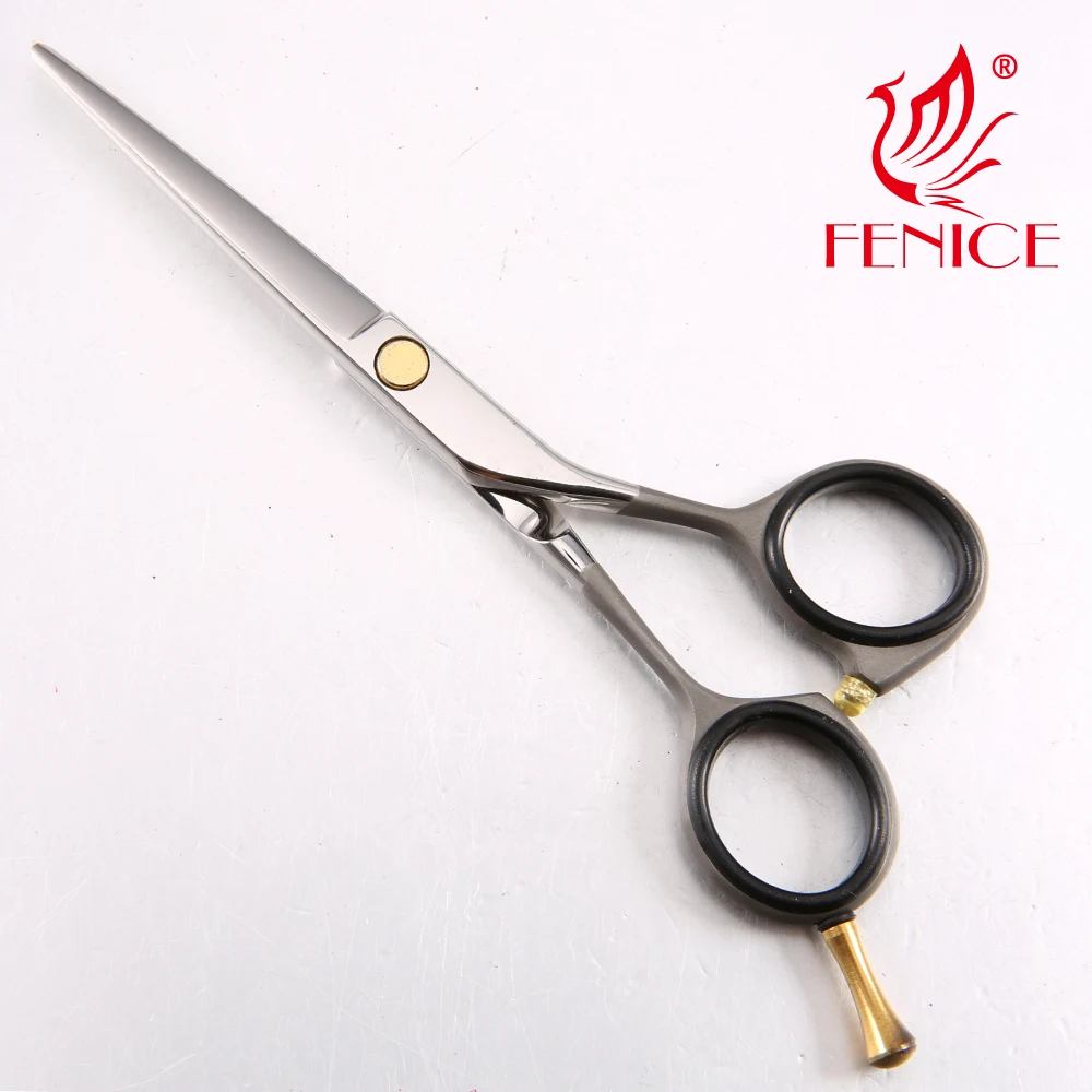 Fenice Private Label Stainless Steel Shears 6 Inch Hair Cut Scissors for Hairdressers