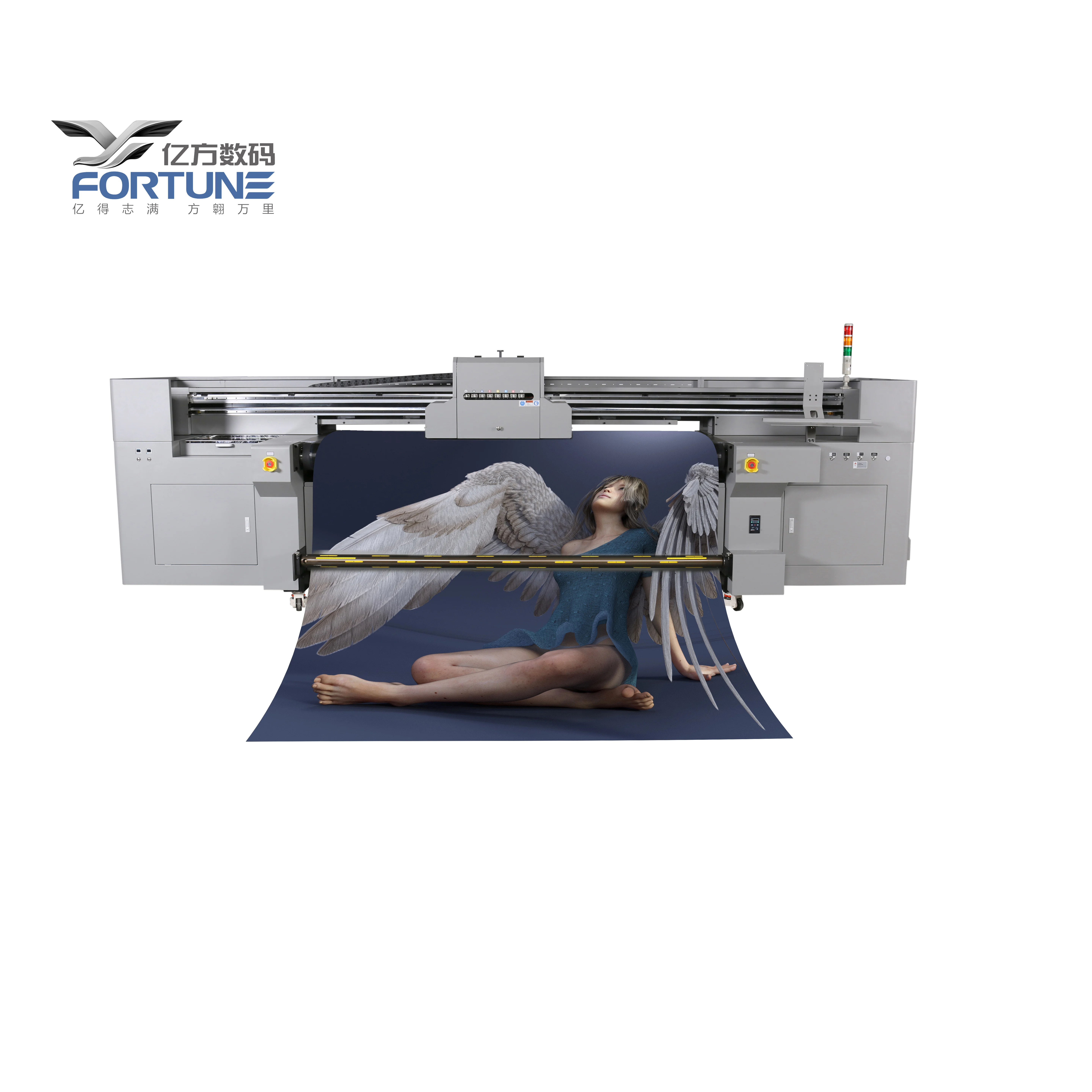 
UV Hybrid Printer with Ricoh Gen5 head print on leather, light box,glass,ceramic,wood 