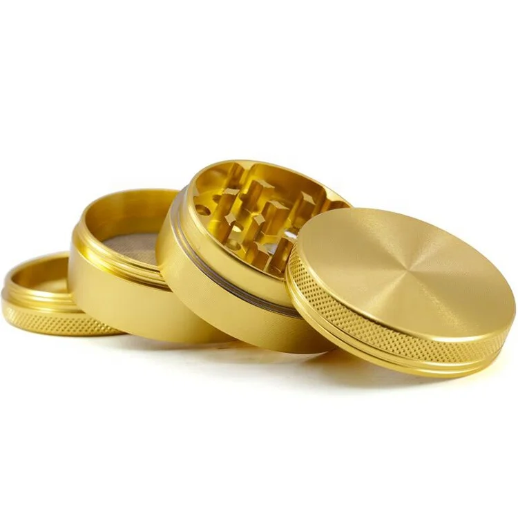 Лучшее качество США травяная дробилка высокого качества 75 мм 4 части алюминиевая травяная дробилка с сильным магнитом