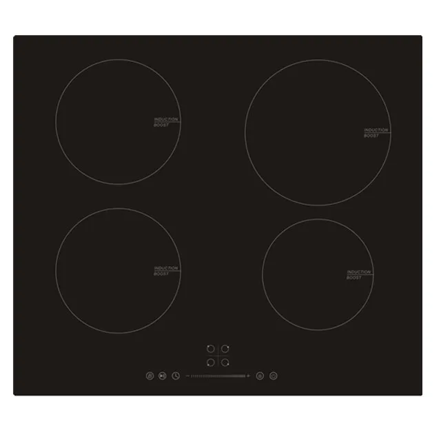 inbuilt 4 head  commercial induction cooker 5000w for restaurant