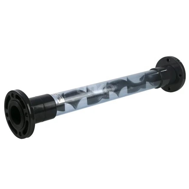 DN65 Gas liquid mixing Transparent SK static mixing tube element for water treatment