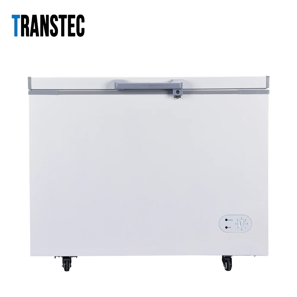 Energy-saving 100mm Foam Thickness Solar Deep Chest Freezer BD/BC 258H