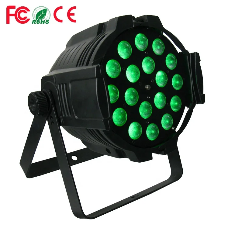 3-Year Warranty 18*18W 18pcs 15W 12W 10W RGBW 18x18Watt Tough Wash Par64 18x18W RGBWA+UV 6IN1 LED Zoom Par Stage Light