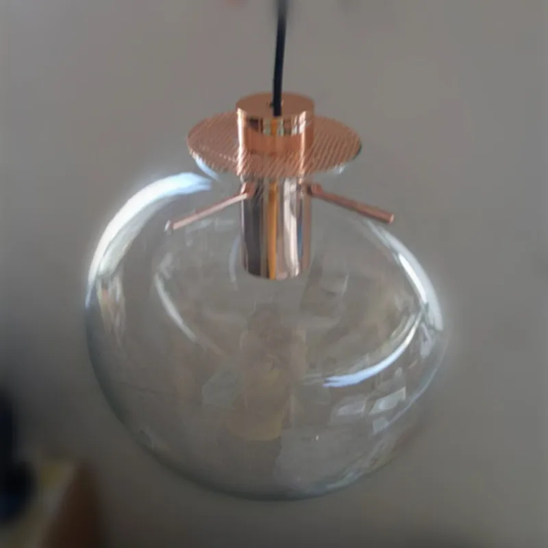 Simple Design Home Indoor Living Room Acrylic Led Modern Decor Pendant Lamp Ball Chandeliers