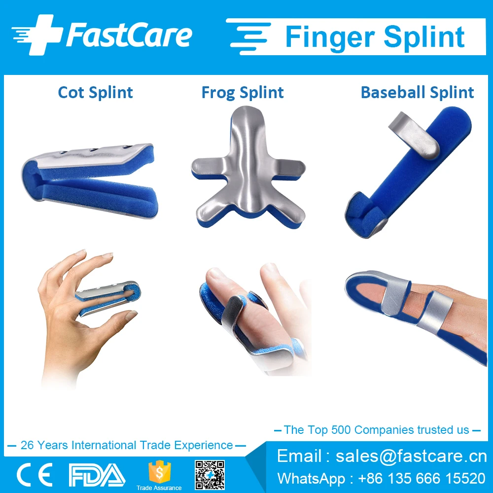Broken Pinky Metal Aluminum Mallet Trigger Finger Splint