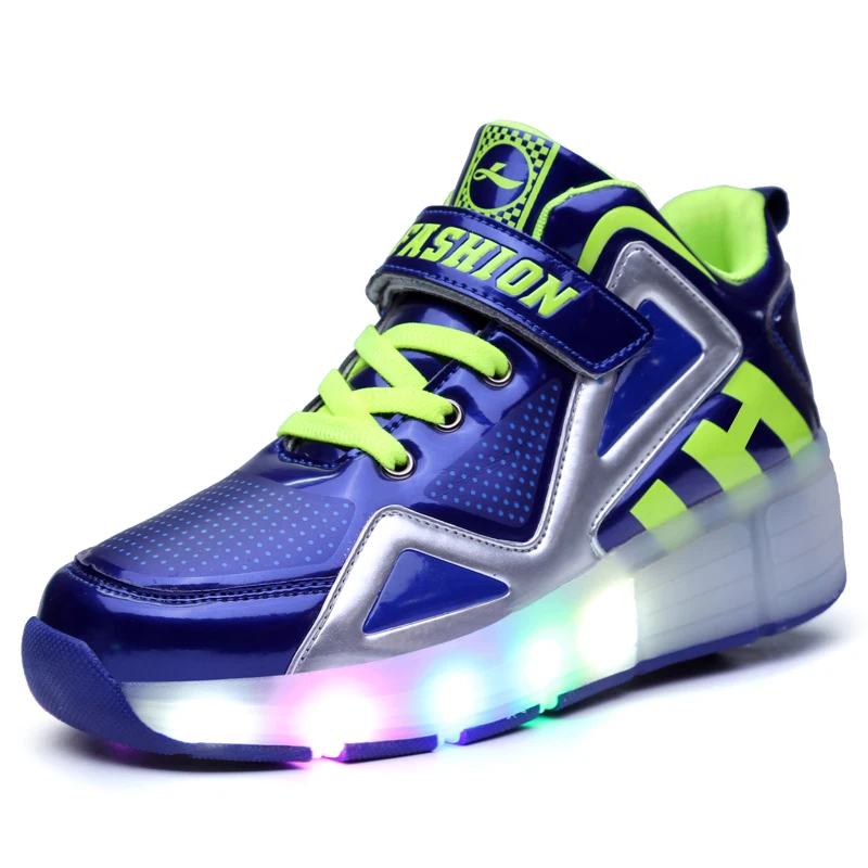 
Led Light Up Roller Shoes 2 Wheels Skate Kid Shoes LED shoes 