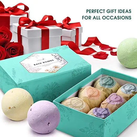 
Organic & Natural Handmade Bubble Rich in Essential Oil Spa to Moisturize Dry Skin Bath Bomb 