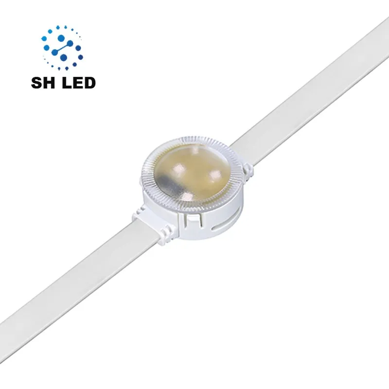 
Outdoor Usage advertising 30mm Pixels 3 leds smd 3535 2801 RGB dc12v led pixel module light 30mm led pixel for building lighting 