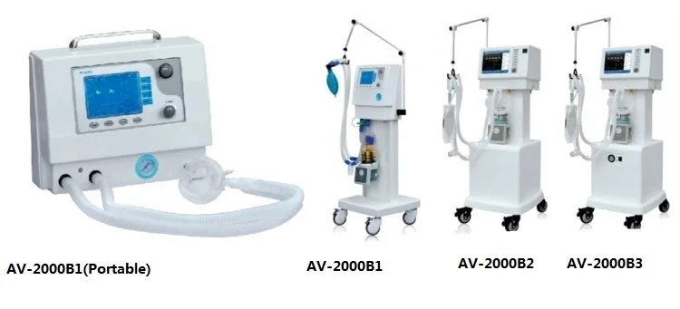 
ICU CCU NICU Hospital Medical Equipment Ventilator Breathing Machine For Ambulance 
