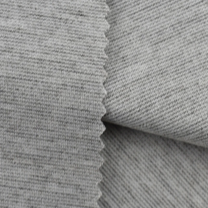 Shaoxing textile TR roma fabric spandex textile  plain dyed ponte de roma weft knitted fabric for pants