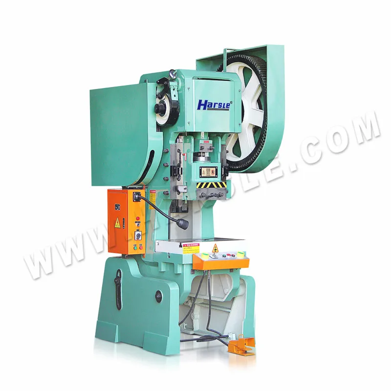 J23 250KN Small Mini Single Hole Steel Angle Iron Punching Machine Power Press For Sale