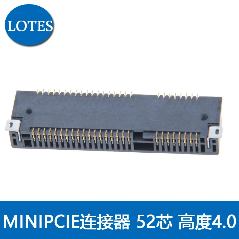 MOLEX Min iPci-Express Socket clip Height 4.0mm MOLEX Minipcie Connector 52PIN H4.0