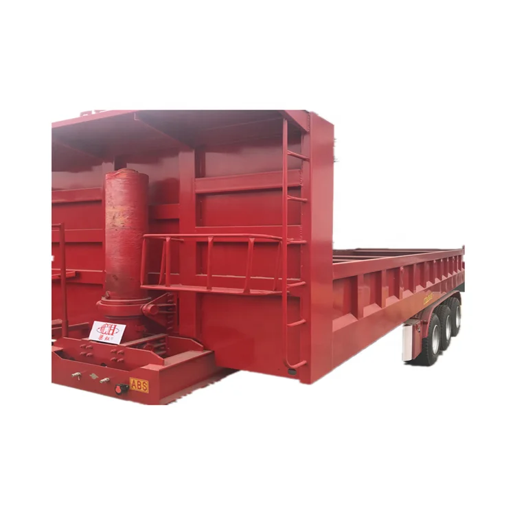 Lianghong  clinker and gravel transport Dumper trailer Rear Tipper Dump semi truck trailer