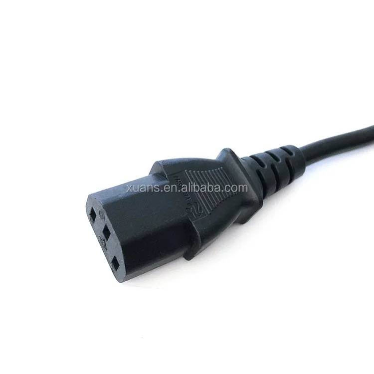 XUANSHI high quality KTL 3 pin plug korea ac power cable for laptop pc