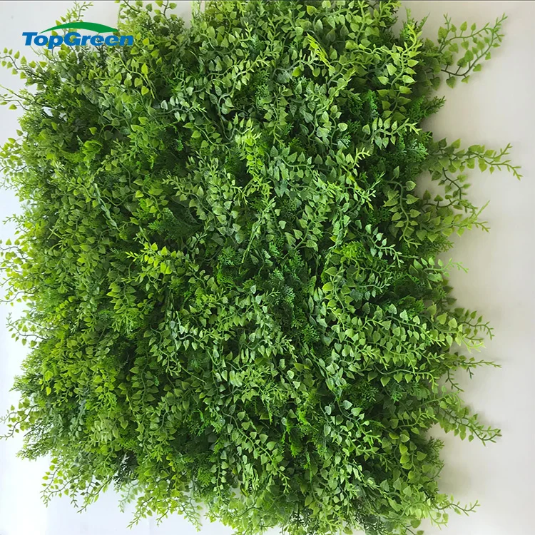 Wholesale Artificial Plastic Green Plants Wall Hanging Artificial Leaves