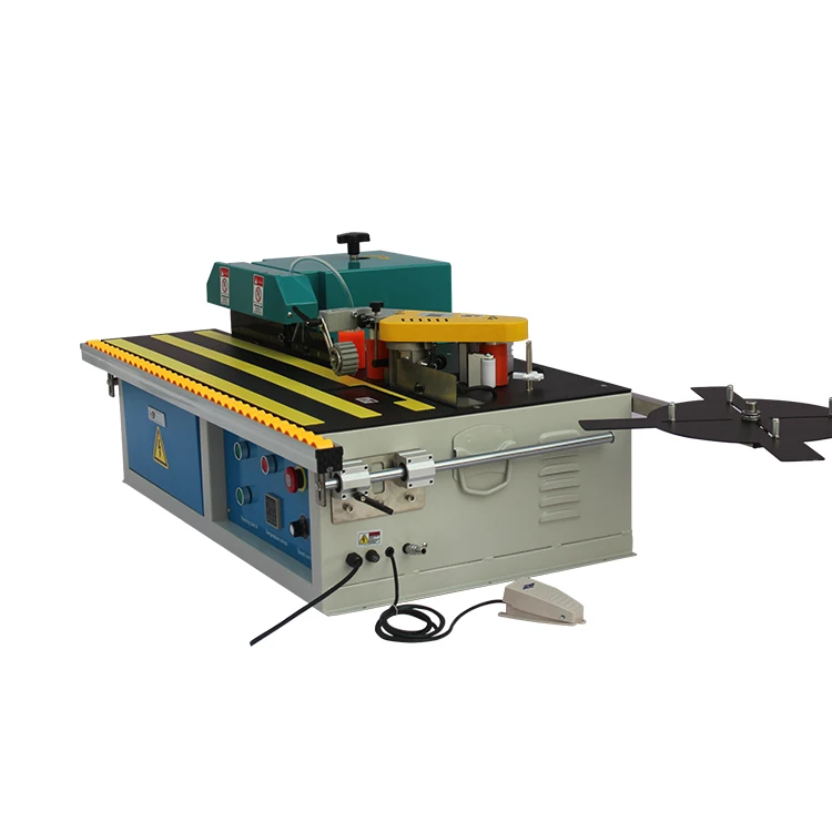 Small desktop edge trimming integrated woodworking machinery edge banding machine