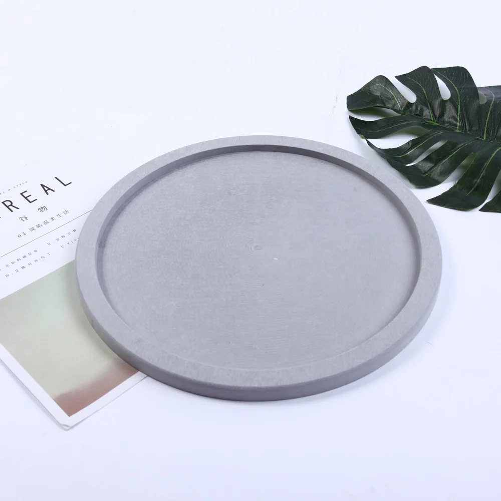 
New Trendy Water Absorbent Diatomite Round Plant Saucer 