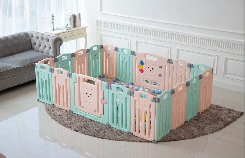 Colorful Safety Outdoor Plastic Children Play Playpen