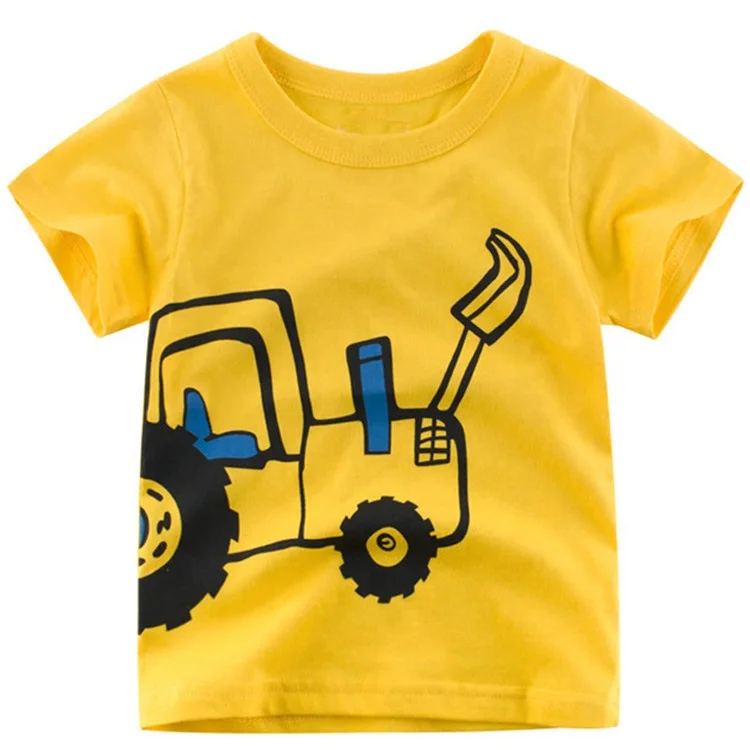 
Custom baby clothing short sleeve cotton boys clothes children T-Shirts Clothes Cotton Toddler Letter Tops 