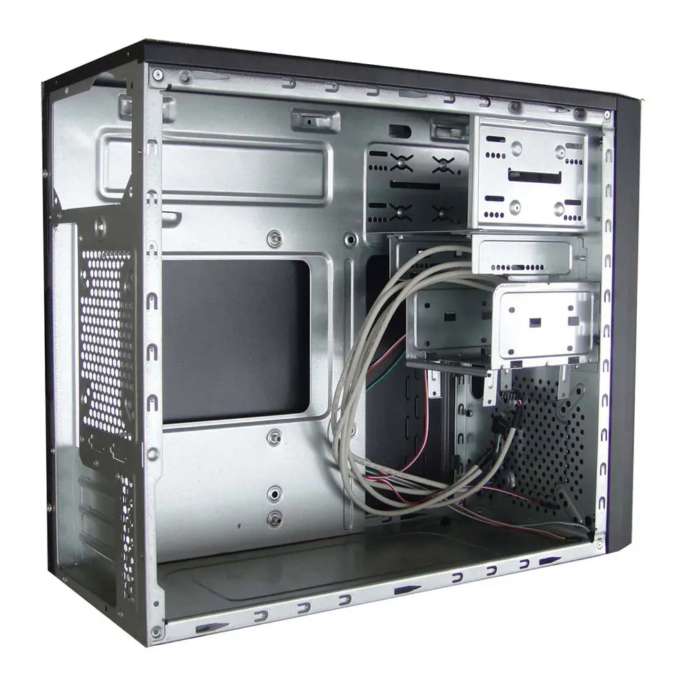 Hot Selling Free Sample desktop cpu tower pc case with Alarm Speaker Air duct Screwless