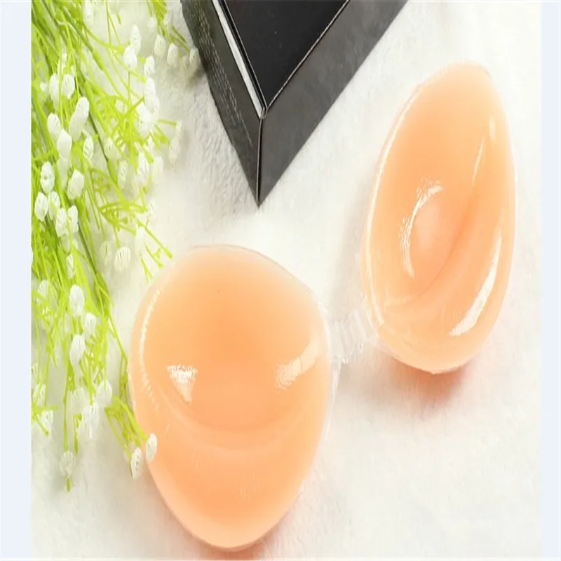 Invisible bra thickening 3CM 3d silicone breast paste super push V reusable self-adhesive bra without straps