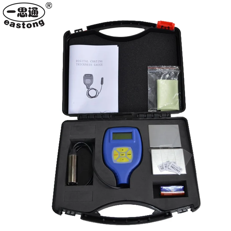 ETA-0682 цифровой портативный автоматический толщина покрытия датчики Циферблат Толщиномер