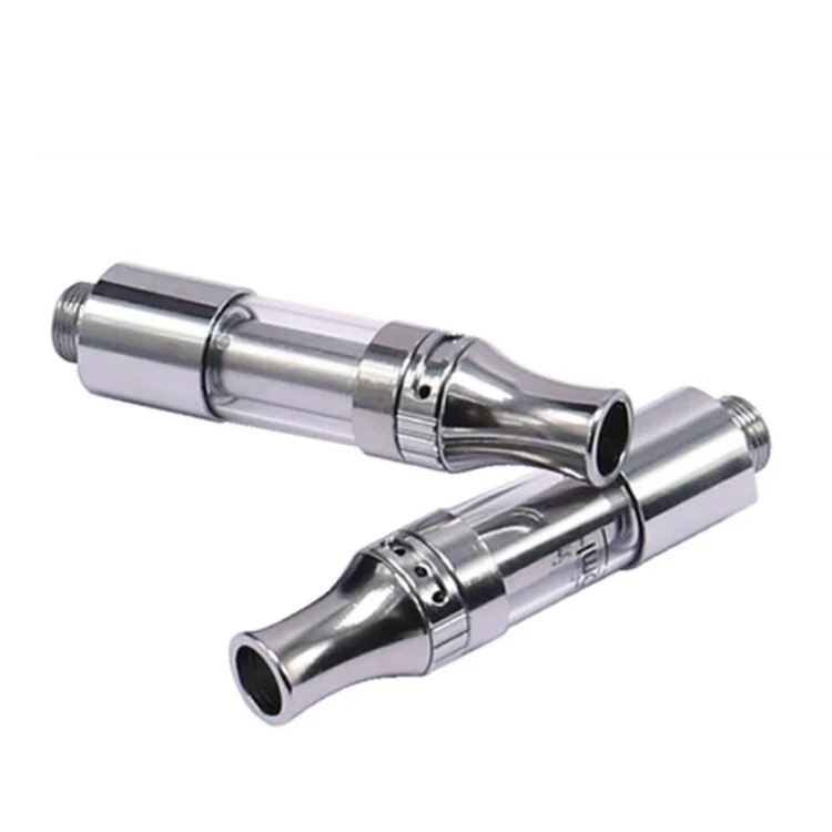 Factory Wholesale 510 Empty Leak Proof E Cigarette Vape Pen Carts Thick Oil 0.5ml 1ml Cbd Atomizer Cartridge